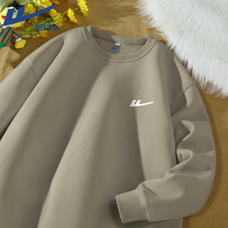 Warrior Men's 2025 Spring Crew Neck Casual Logo Sweatshirt