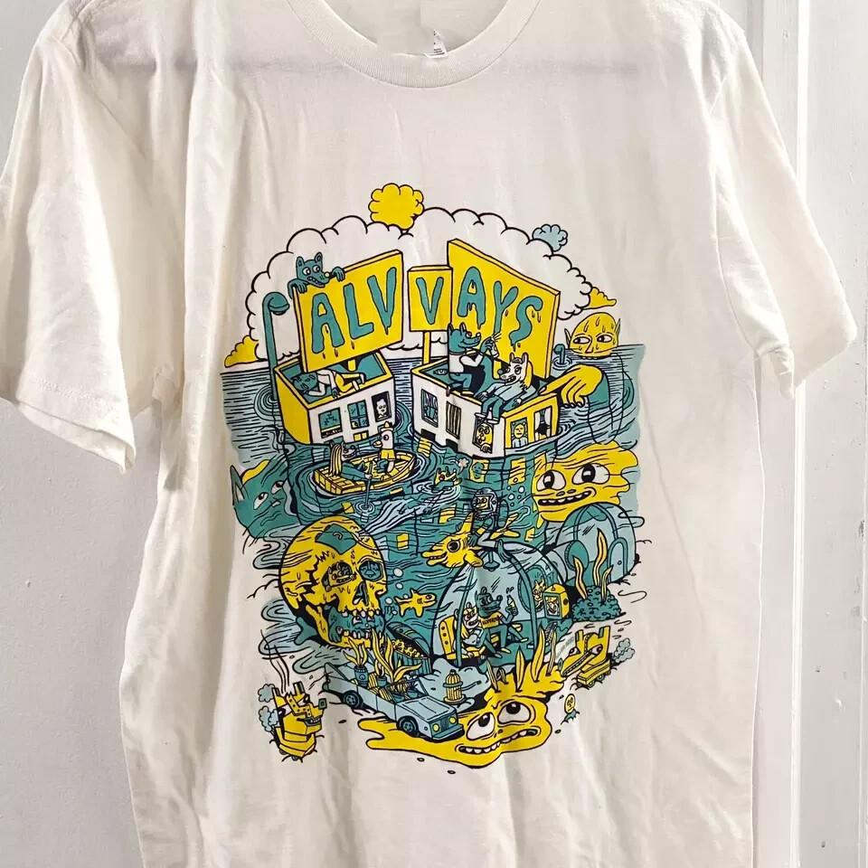 Alvvays Band Album Tour Concert Unisex White Cotton Adult Tee Shirt S-4XL Unisex T-Shirt S
