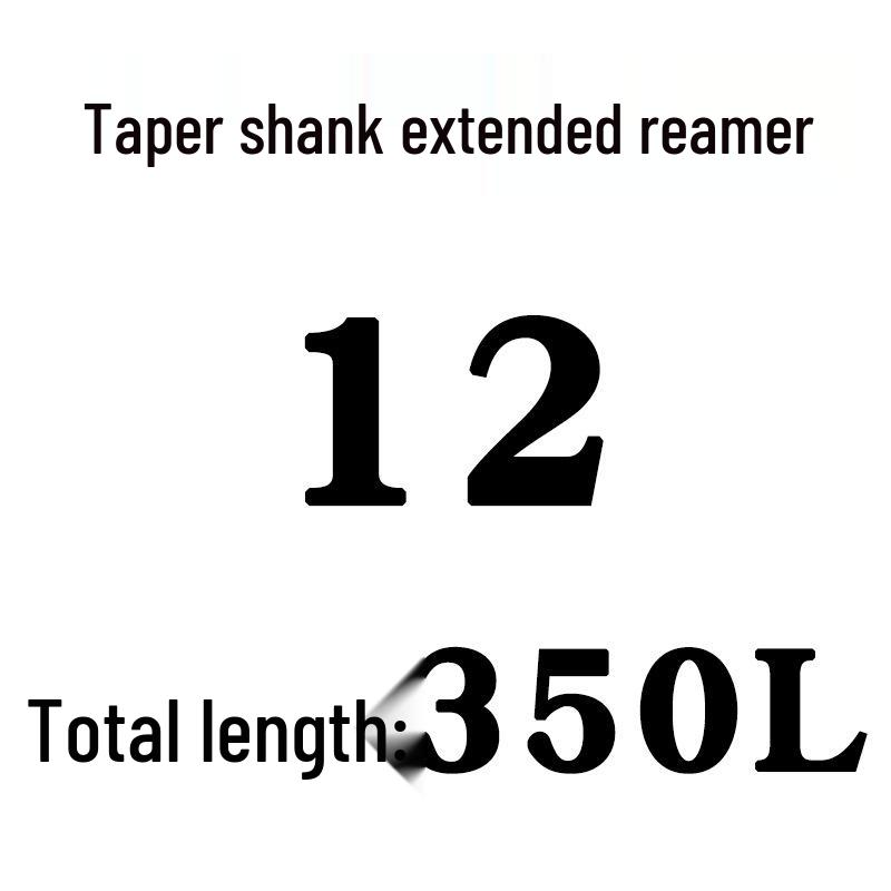 Extra Long High-Speed Steel Taper Shank Machine Reamer for Deep Holes, Sizes 16, 18, 20, 22, 24, 25, 30, 40