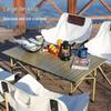 Portable Outdoor Folding Chair & Table Set with Backrest for Camping & Home Use