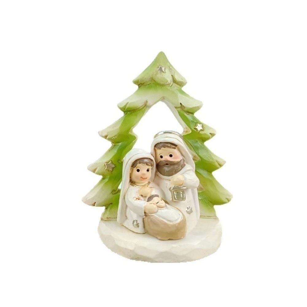 Christian Jesus Christ Family Figurine Xmas Scene Decor Nativity Family Sculpture Church
