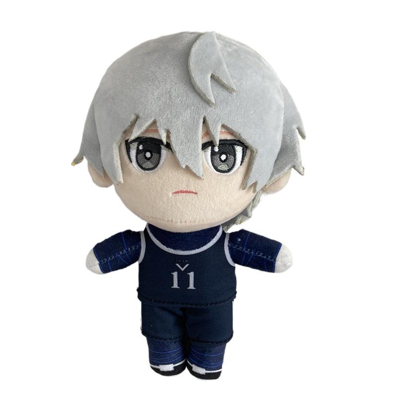 

20 см аниме Blue Lock Isagi Yoichi плюшевая кукла косплей Seishiro Nagi Reo Mikage милая мягкая подушка детский подарок на день рождения 20cm