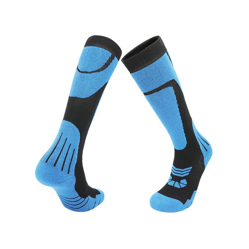 Children's and Adults' Merino Wool Winter Ski Socks - Thick, Warm, Towel Bottom, High-Top Snow Socks