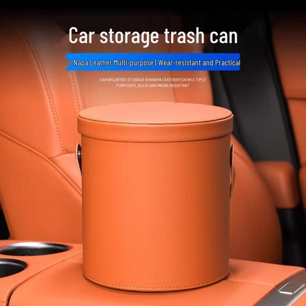 Compatible Car Trash Cans for Li Auto ONEL 6/7/8/9 - Multi-Functional Storage