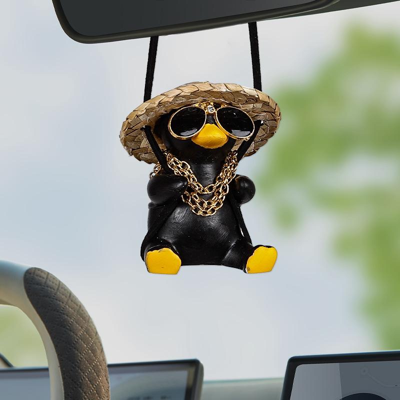Car Pendant Swing Duck Car Rearview Mirror Pendant Car Pendant Car Pendant
