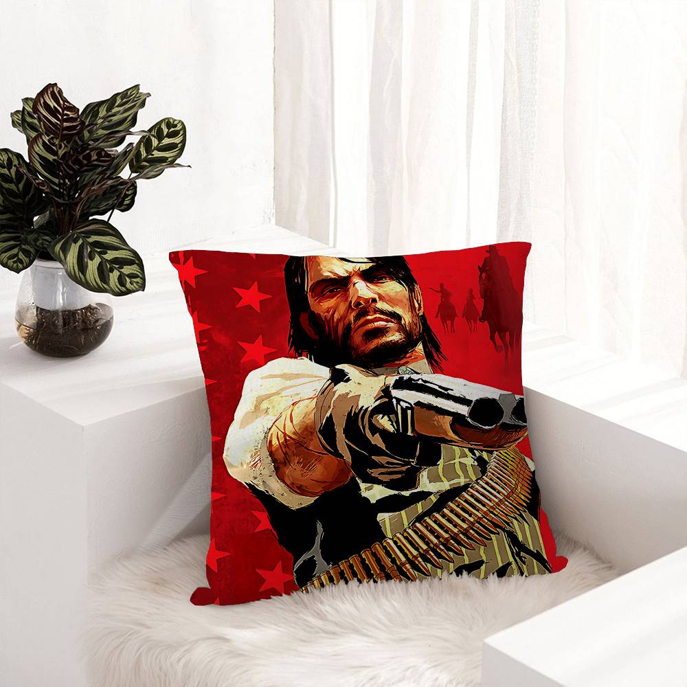 Game R-Red Dead-R-Redemptions 2 Pillow Anime Pillow Sofa Bed Head Pillow Cover Cushion Cover 45x45 cm Fashion