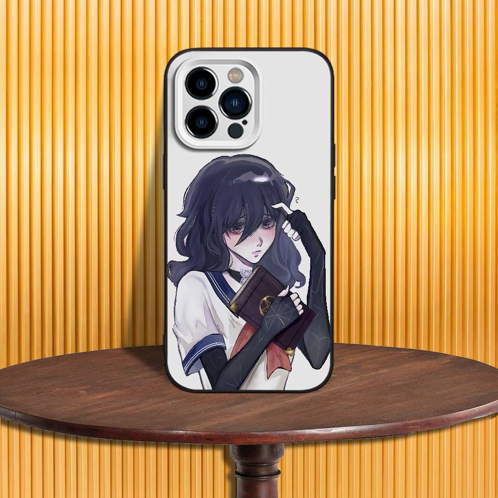 Y-Yandere S-Simulator Game Phone Case For iPhone 17,16,15,14,13,12,11 Pro,Max,Plus,XR,Mini,Air,E Black Full-coverage Soft Case