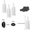 PP Material 3-Piece One-Way Valve for Homebrew Fermentation