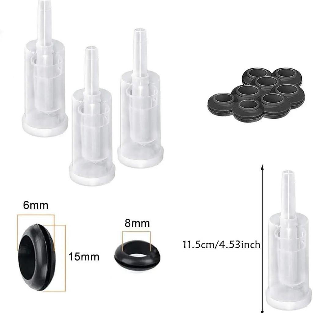 PP Material 3-Piece One-Way Valve for Homebrew Fermentation