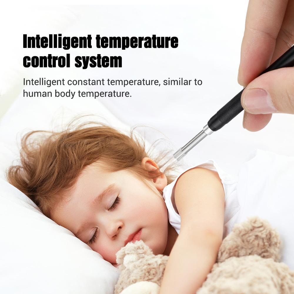 3.5mm Smart Ear Cleaner Endoscope Spoon Visual Ear Stick Camera Ear Picker Cleaning Wifi Mouth Nose Otoscope Earwax Removal Tool