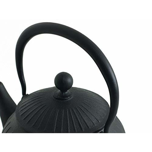 Ichiudo Oigen Železná konvice, Chigusa, Vyrobeno v Japonsku, 1,15 l, H-154, Černá