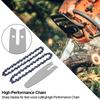 4/6 Inch Chain And Guide Plate Set Mini Chainsaw Replacement Cordless Electric Saw Chain Wood Branch Cutting Sharp Chains