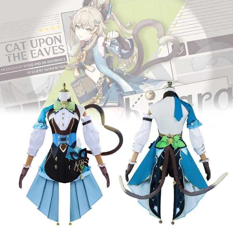 Kirara Genshin Impact Cosplay Set Women Cartoon Halloween Party Gifts Dress