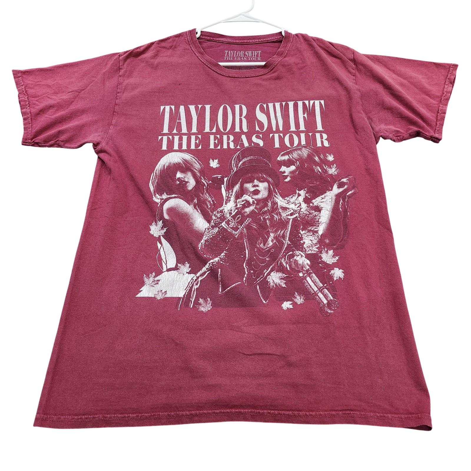 Футболка Taylor Swift The Eras Tour Мужская Размер L Красная Графическая с изображением концерта Музыкальная футболка 2023 Унисекс Футболка S