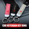 cxytvd1 Leather Simple Unisex Auto Logo Keychain Key Ring Chain Holder For Mitsubishi Outlander Lancer L200 ASX Pajero Grandis Eclipse