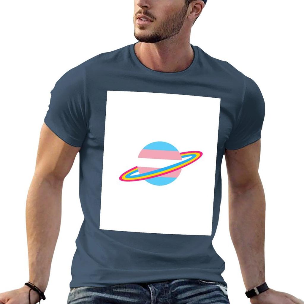 TransgenderPansexual Pride Planet TShirt Summer Casual Loose TShirt