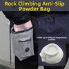 Oxford Cloth Chalk Bag Bucket Waist Belt and Zippered Durable Rock Climbing Chalk Pouch with Adjustable