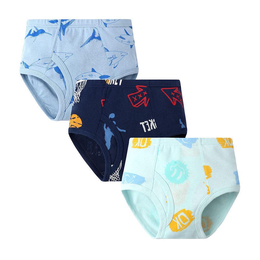 Mutandine da Bambino in Puro Cotone con Dinosauri - Pantaloncini Cartoon per Toddler e Bambini