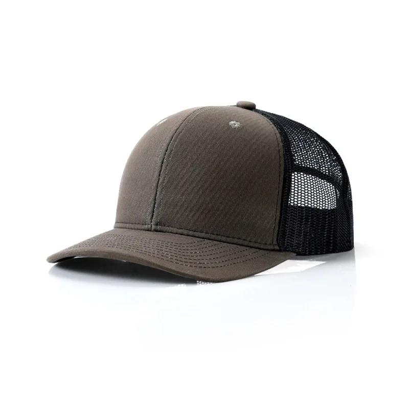 Custom Logo Print Embroidery Microbend Brim Snapback Hats New Adult Casual Acrylic Sports Mesh Hat Women Men Tennis Baseball Cap