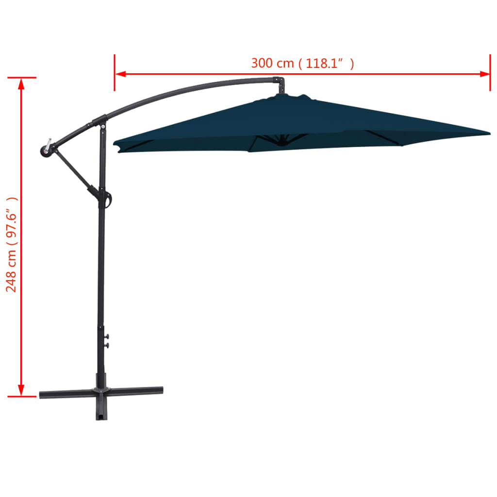 Umbrella 3 M Blue