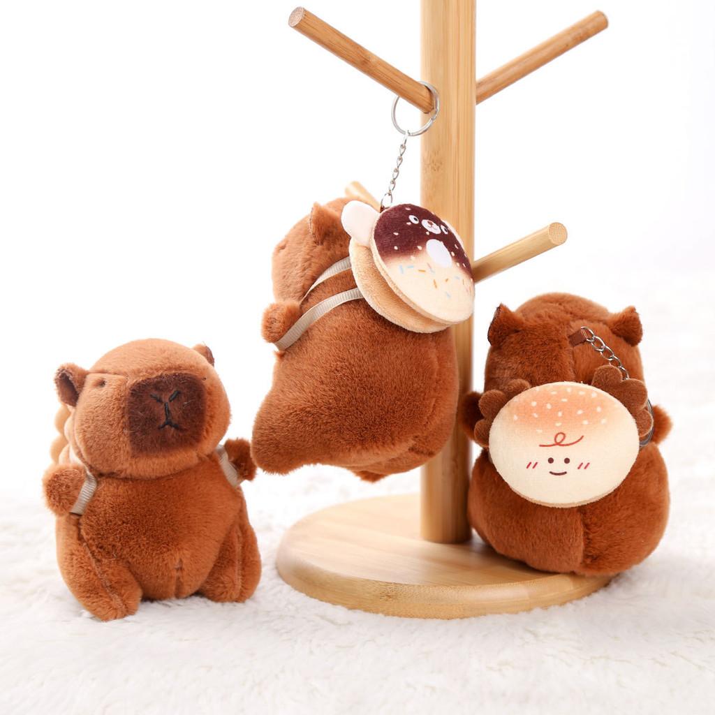 Capybara Soft Plush Doll Keychain With Pp Cotton Filling For Collectors And Gifts