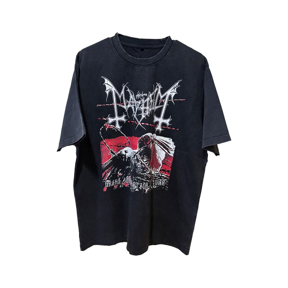 Mayhem Grand Declaration Of War TShirt Black Metal Band Tee Vintage Style T Unisex T-Shirt XXXL