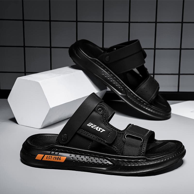 Men's High-quality Casual Sandals Summer Outdoor Breathable Waterproof Anti Slip Comfort Beach Shoes Dual-purpose Sports Slipper