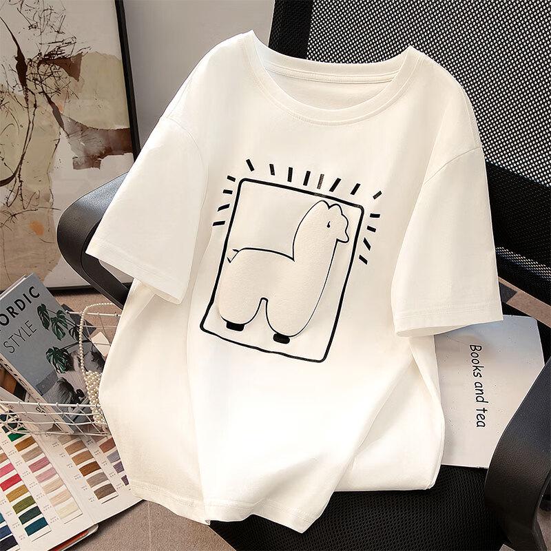 Women s Casual Printed Short-Sleeve T-Shirt M