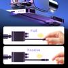 Retractable Car Charger 2 USB Ports Fast Charging Auto Accessories with Starlight Car Charger USB for Daily Commute Adventure