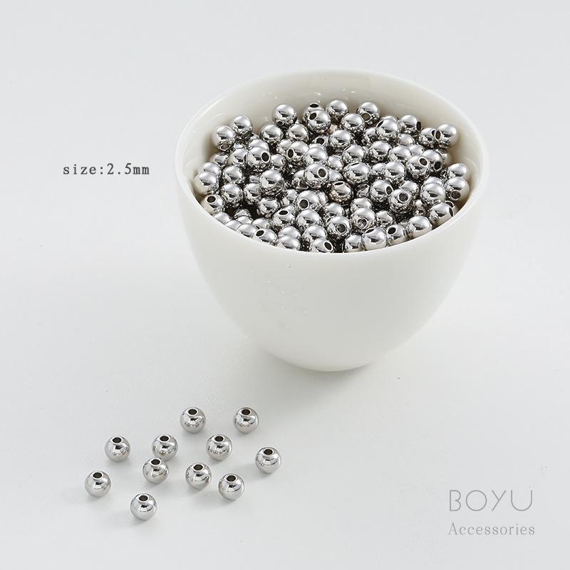 Copper-Plated 18k Gold Beads: DIY Bracelet, Spacer, and Matching Beads for Handmade Jewelry.