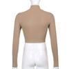 Cropped Sweaters Women Turtleneck Sweater Solid Long Sleeve Slim Pullover Sweater White Black Knitted Jumper Korean Tops Women Autumn Winter Clothes