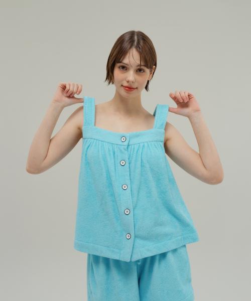 

[Heyday Mood] Terry Modal Tank Top & Shorts [Shipped from Korea] 100% Authentic One Size