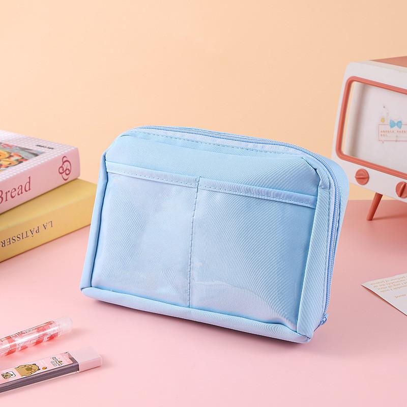 Trousse pentru pixuri din pânză cu model panda, capacitate mare, pentru elevi, băieți, fete, rechizite școlare
