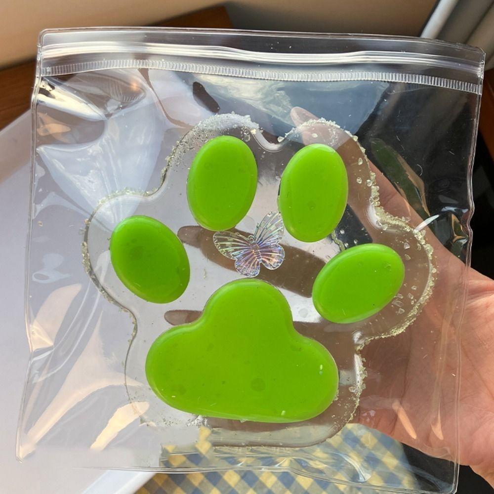 Soft Cartoon Fidget Toy Kneading Cat Paw Pinch Toy Funny Cat Paw Squeeze Toy  Practical Jokes