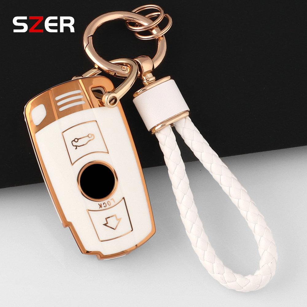 Tpu Car Key Case Cover Shell For Bmw E90 E60 E70 E87 3 5 6 Series M3 M5 X1 X5 X6 Z4 E71 E72 E88 E89 E91 E92 Keychain Accessories