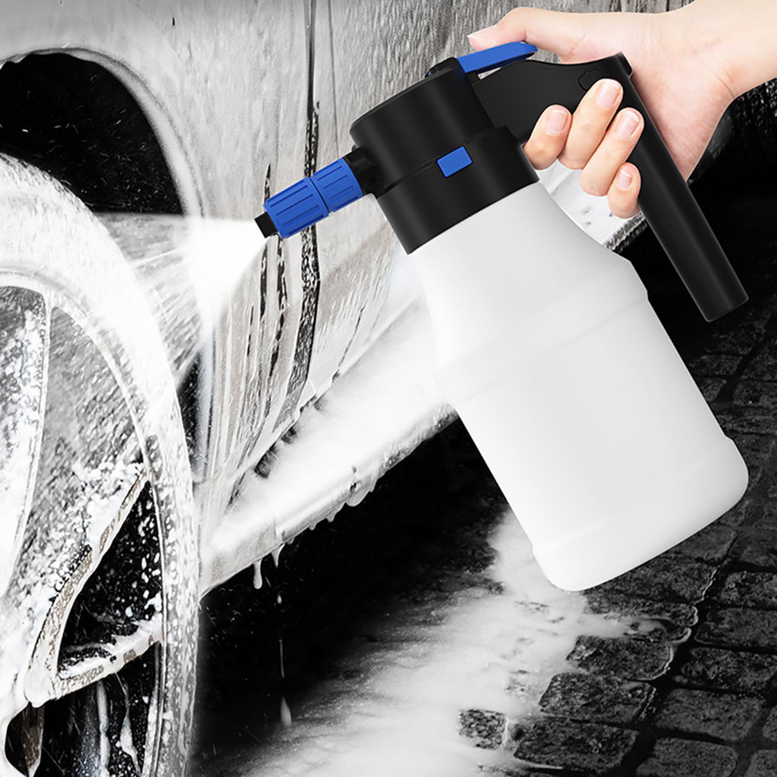 1.5L Electric Foam Sprayers,Foam Generator,Rechargeable High-Pressure Foam Washer,Powerful Efficient High-Pressure Foam Washer белый