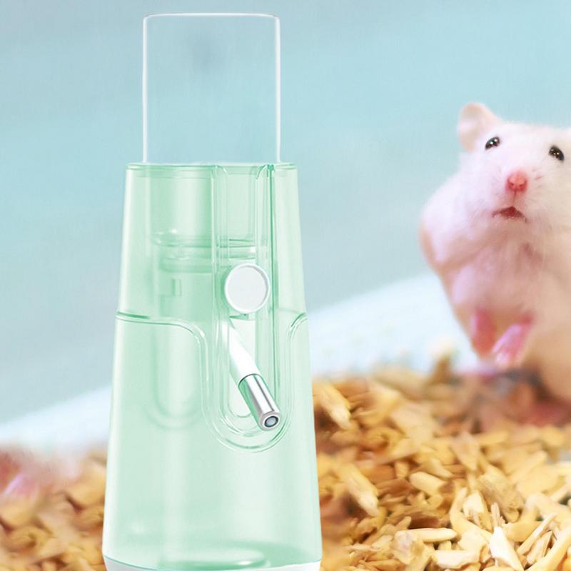 Hamster Water Bottle 120ml Small Animal Water Feeder Dispenser Leak-proof Small Pet Drinking Dispenser With Stable Base