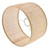 Rattan Woven Lampshade Fine Workmanship Sturdy Natural Fiber Light Shade for Home Decoration Indoor Hanging Lamp Ornament