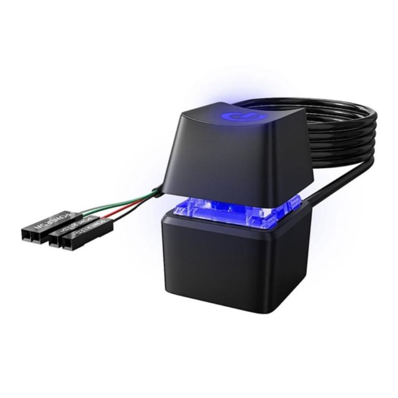 Desktop Computer Power Switching Button External Remote Start Computer Motherboards Power Button Extension Cable