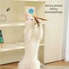 Funny Cat Elastic Ball Toy Interactive Balls Pet Supplies Feather Football Toys Dog Playthings Kitten