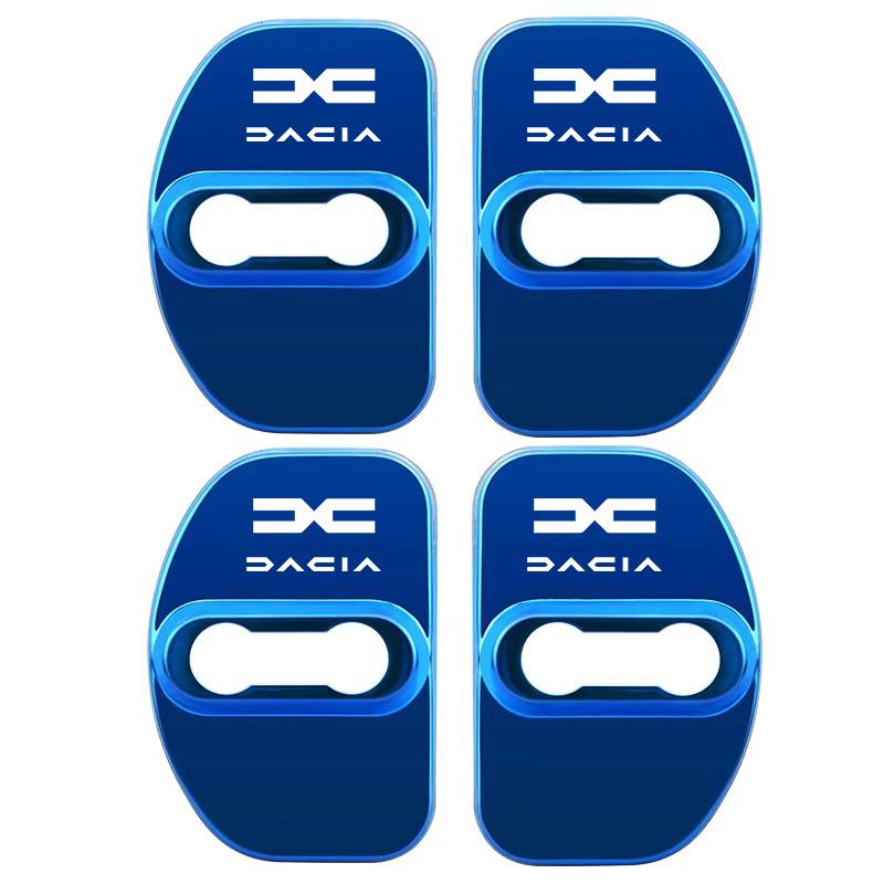 4Pcs Car Door Lock Cover Stainless Steel Protection Accessories For Dacia Duster Logan Sandero Stepway Dokker Lodgy MCV 2019 NN40