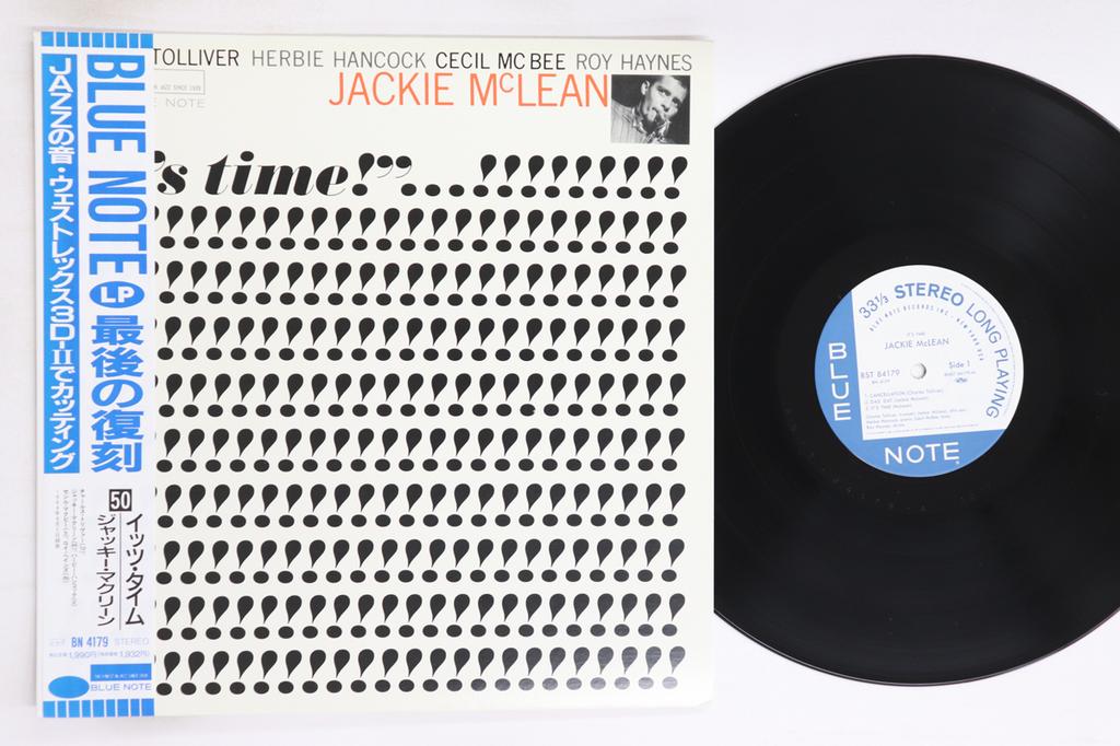 LP Record JACKIE MCLEAN Its Time BN4179BST84179 BLUE NOTE 1990 Japan Obi Jazz Used