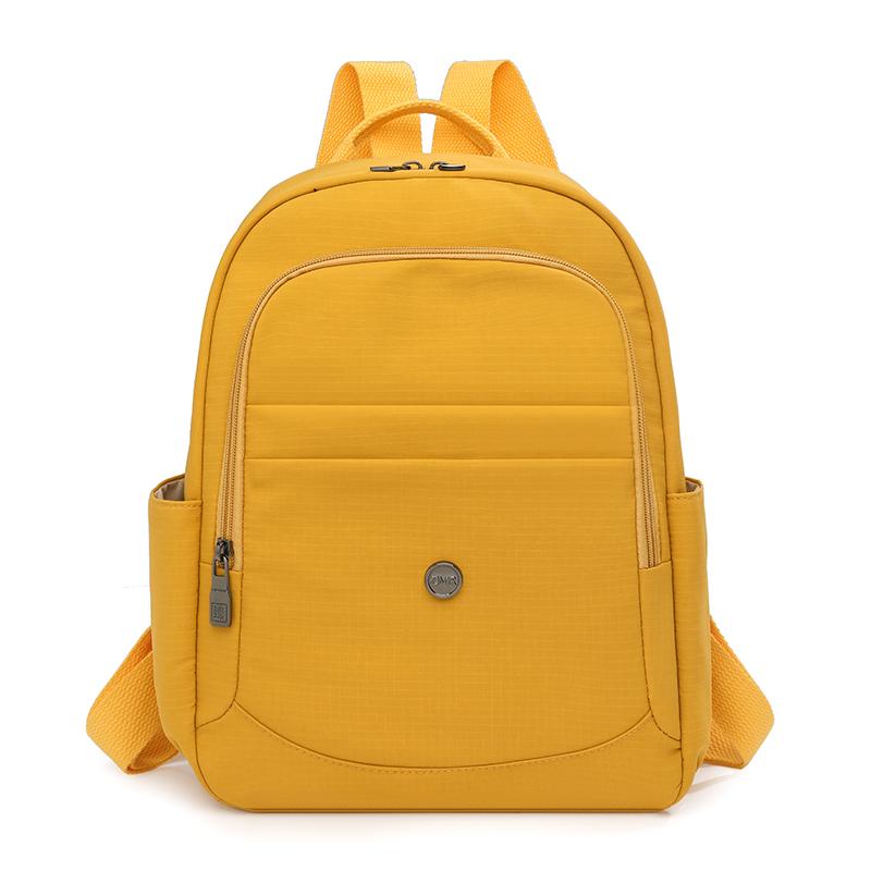 Damen Mehrschichtiger Kurzer Reise Kleiner Rucksack Nylon Wasserdicht Leichter Schulrucksack