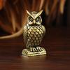 Mini Brass Owl Shaped Storage Rack Ornament Cute Animal Sculpture Home Decorations Retro Owl Table Centerpieces Decoration