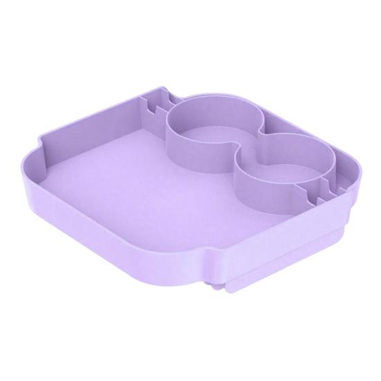 

Food Storage Tray Cup Holder Tray Reusable Temporary Tabletop Beach Bag Tray for Beach Picnic Drinks And Fruits