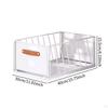 Pull Out Cabinet Organizer Slide Drawer Carbon Steel Portable Sliding Mesh Basket for