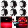 30Pcs 5 Colors T4.7 LED Bulb Car Dashboard Gauge Lamp Climate Control Light 12V