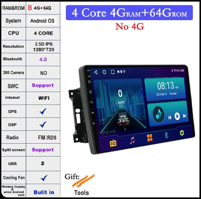 10 Inch For Jeep Wrangler 3 JK 2007 - 2018 QLED DSP RDS Android 14 Car Radio Autoradio GPS Navigation Stereo