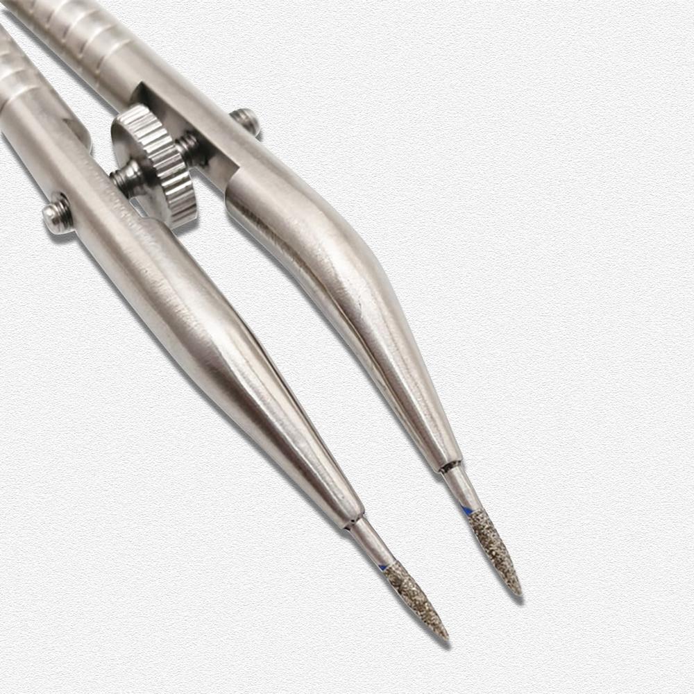 1 piece Dental Jacket Grip Forceps Crown Spreader Remover dental Diamond Pin Plier Crown Telescope Tweezer Jaw