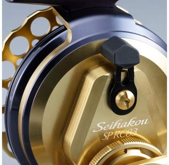 SHIMANO Black Sea Bream Reel Chinu 19 Seihakou SP RC83 Gold RIGHT Raft Fishing